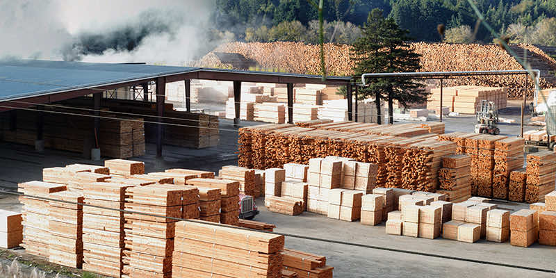 Timber products in Howard County